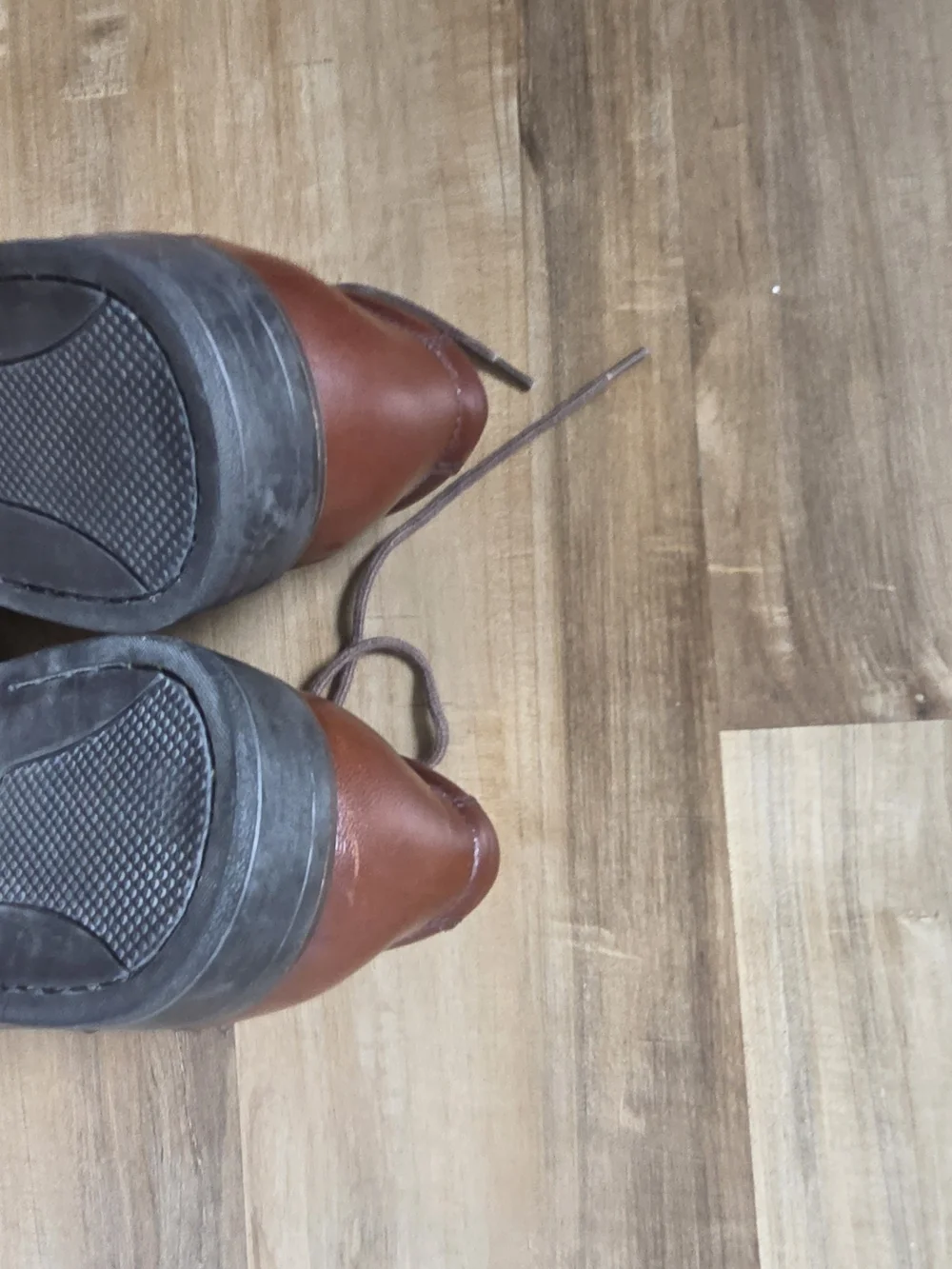Johnston Murphy  Men's Brown Leather Lace-Up Dress Shoes